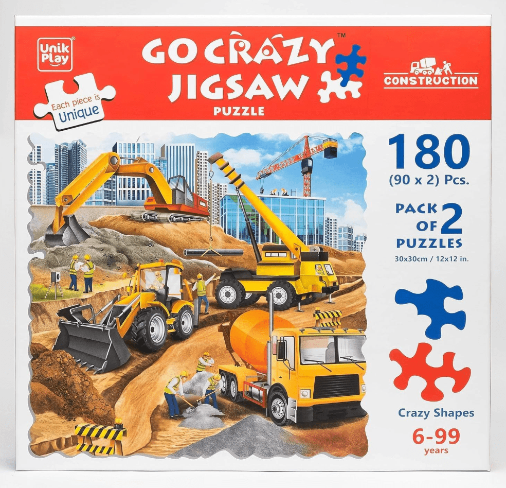 Unikplay Go Crazy Jigsaw Puzzle - Construction UPJP-1212/GB03 — image 1
