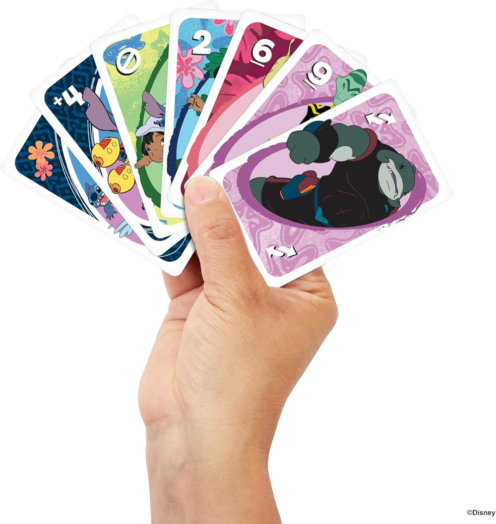 UNO® Disney Lilo & Stitch Edition – Collectible Card Game with Special “Ohana” Rule JCC10 - Colorland Toys