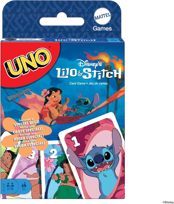 UNO® Disney Lilo & Stitch Edition – Collectible Card Game with Special “Ohana” Rule JCC10