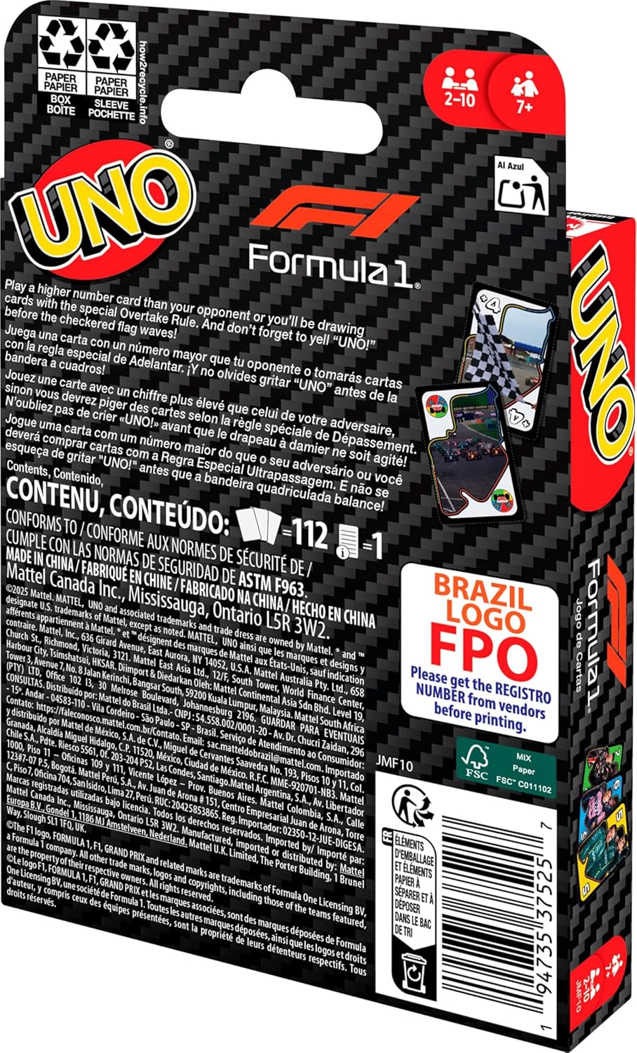 UNO Formula1 JMF10 — image 3