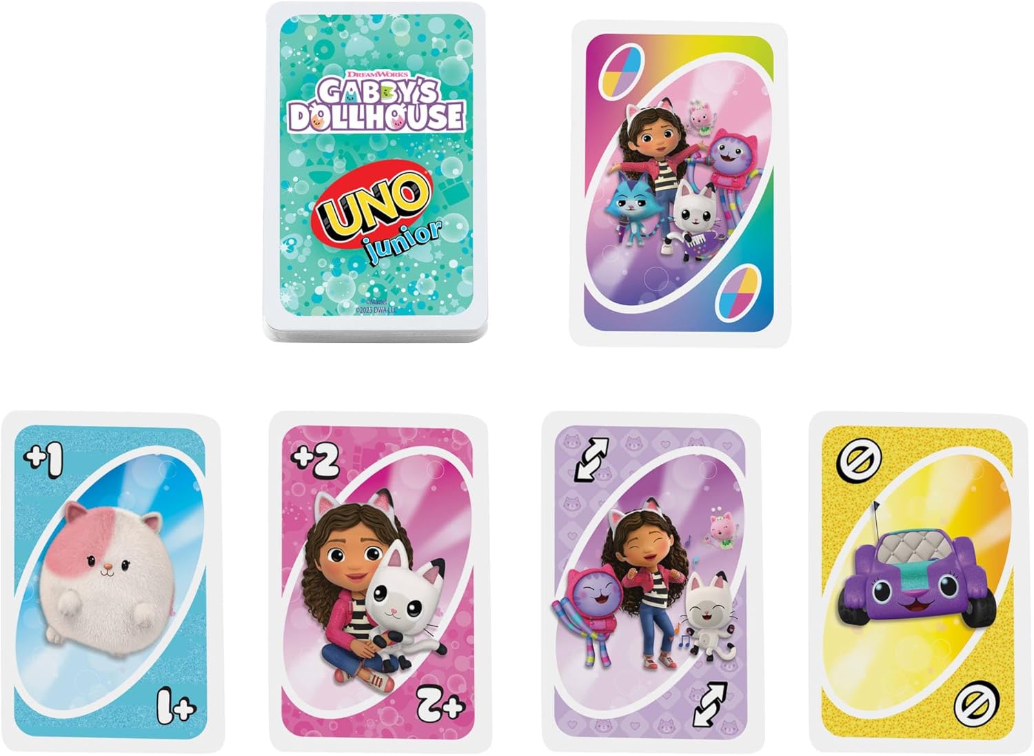 UNO Junior Gabby's Dollhouse Card Game - Colorland Toys