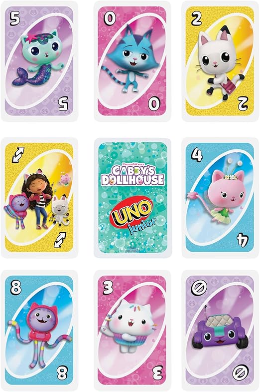 UNO Junior Gabby's Dollhouse Card Game — image 2
