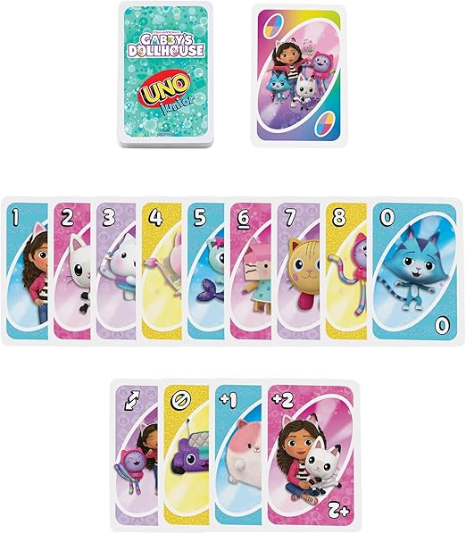 UNO Junior Gabby's Dollhouse Card Game — image 4