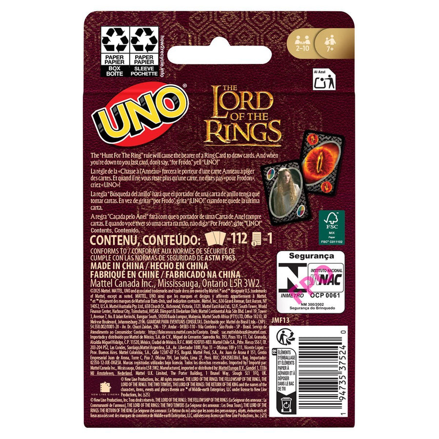 UNO-The Lord of the Rings JMF13 — image 2