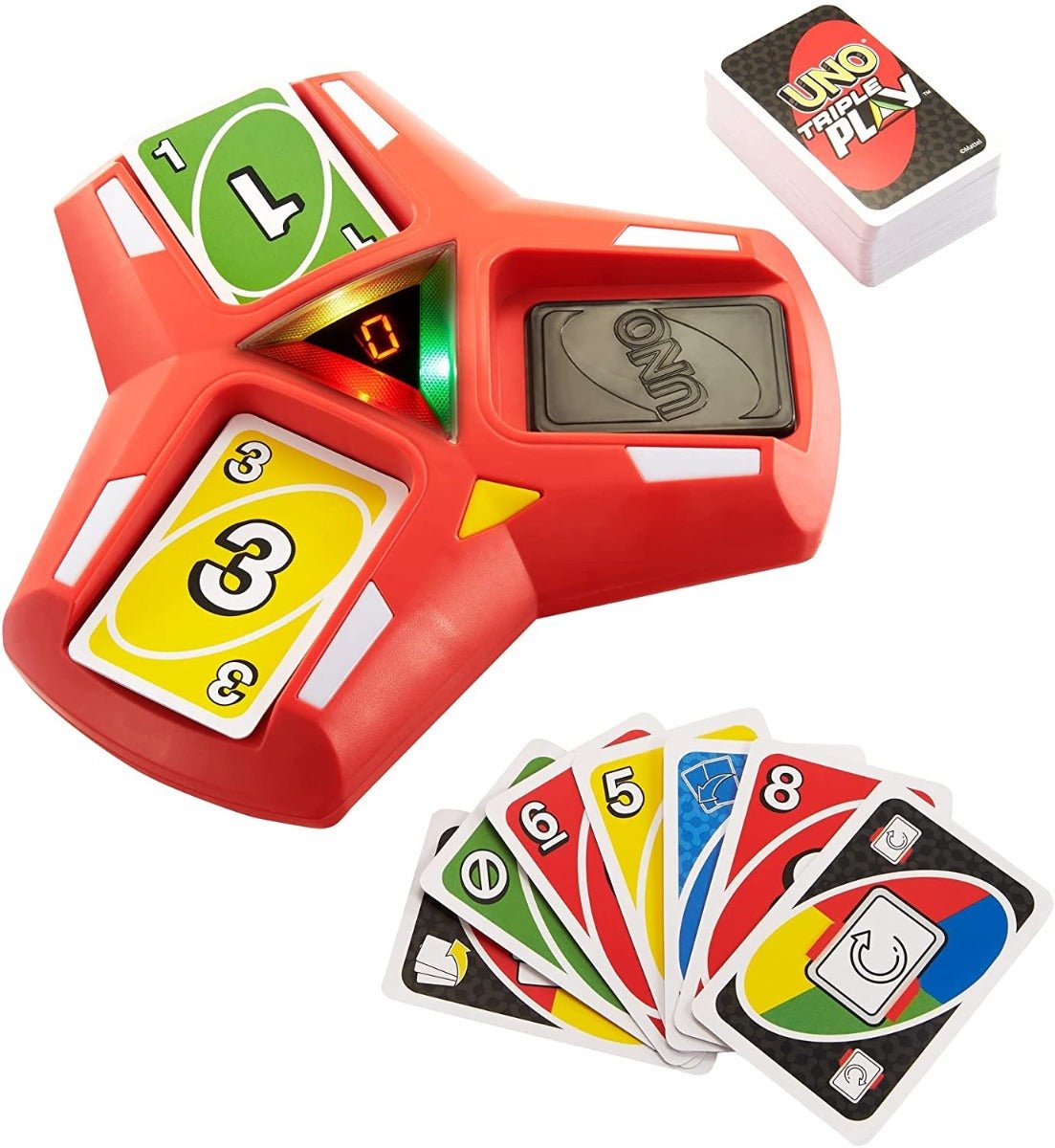 UNO Triple Play Edition Card Game HCC21 - Colorland Toys