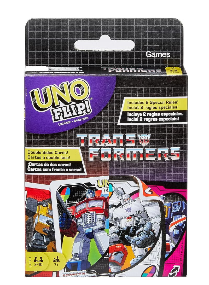 UNO Flip Transformers Card Game — image 1