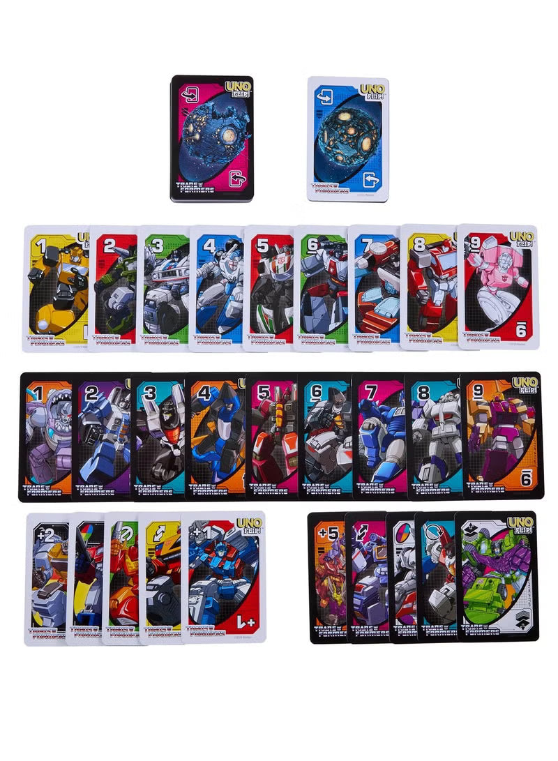 UNO Flip Transformers Card Game — image 4