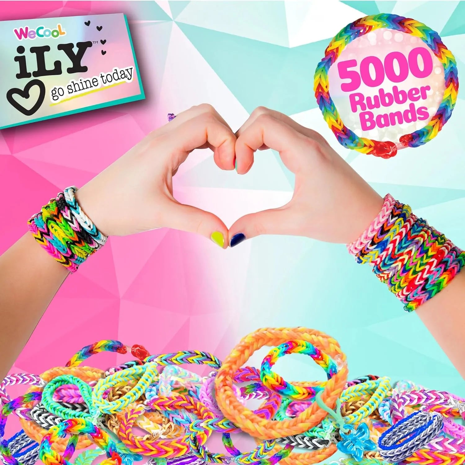 We Cool DIY Fashion Bandz Jewelry Kit Small Teal Case — view 3