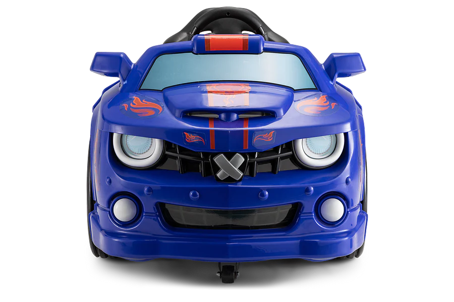 6V KT Dizzy Racers Ride-On Car Blue by Kid Trax Toys — view 2