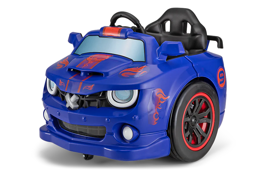 6V KT Dizzy Racers Ride-On Car Blue by Kid Trax Toys — view 7