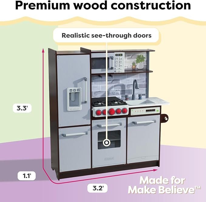 Uptown Elite White Play Kitchen - Colorland Toys