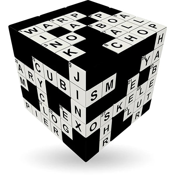 V-Cube Crossword 3 x 3 Straight Cube V-Cube Crossword 3 x 3 Straight Cube 00.0109 — image 1