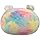 Squishmallows Rainbow Tie Dye Frog Carlito Stackable Plush Toy 12in