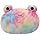 Squishmallows Rainbow Tie Dye Frog Carlito Stackable Plush Toy 12in