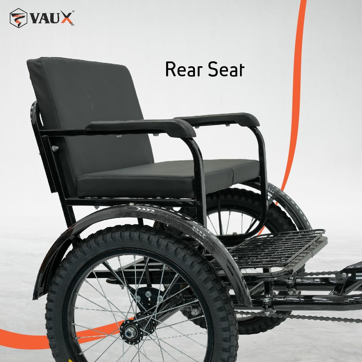 Vaux Tricycle 12 Back Seat Red — image 5