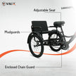 Vaux Tricycle 12 Back Seat Red