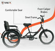 Vaux Tricycle 12 Back Seat Red