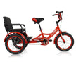 Vaux Tricycle 20 Back Seat Red