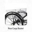 Vaux Tricycle 24 Basket Black VX-BASKET