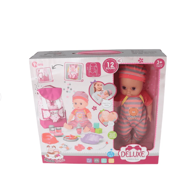 VDora Fashion Doll Baby Backpack 14inch 9801-8 — image 1