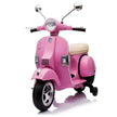 دراجة نارية فيسبا PX150 وردية اللون