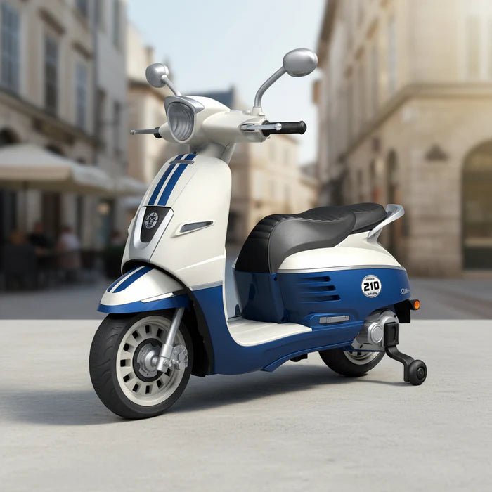 Vespa Qike Motorcycle With Box Blue QK2308 — image 2