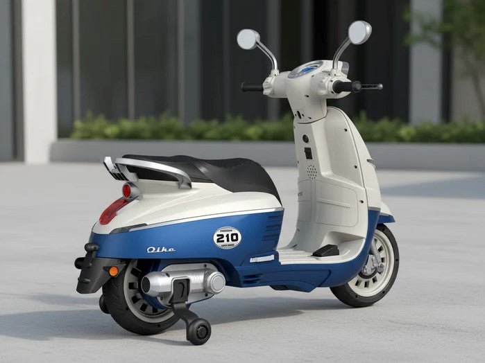 Vespa Qike Motorcycle With Box Blue QK2308 — image 3