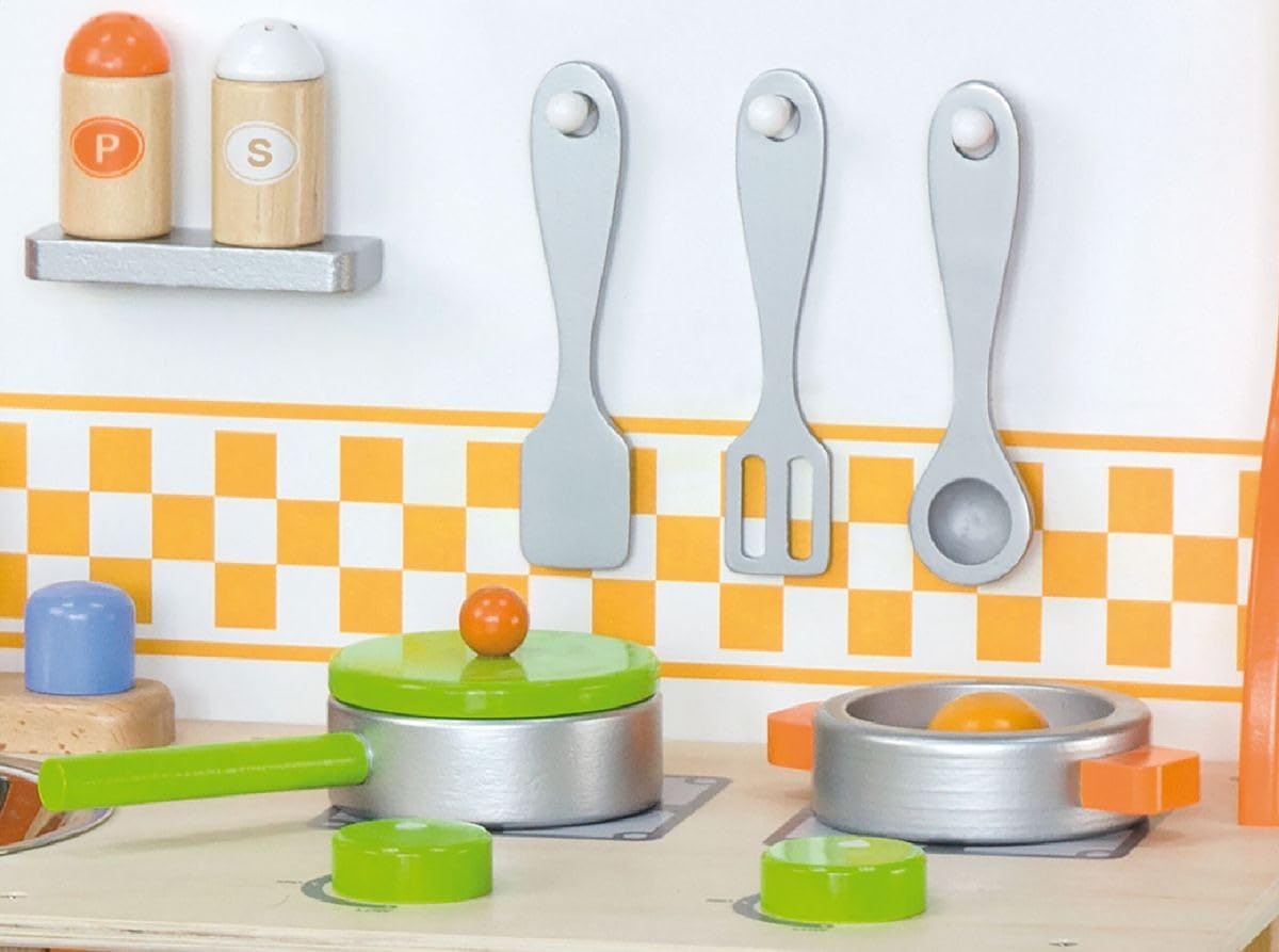 Viga Wooden Colourful Fantastic Kitchen with Accessories 50957FSC - Colorland Toys