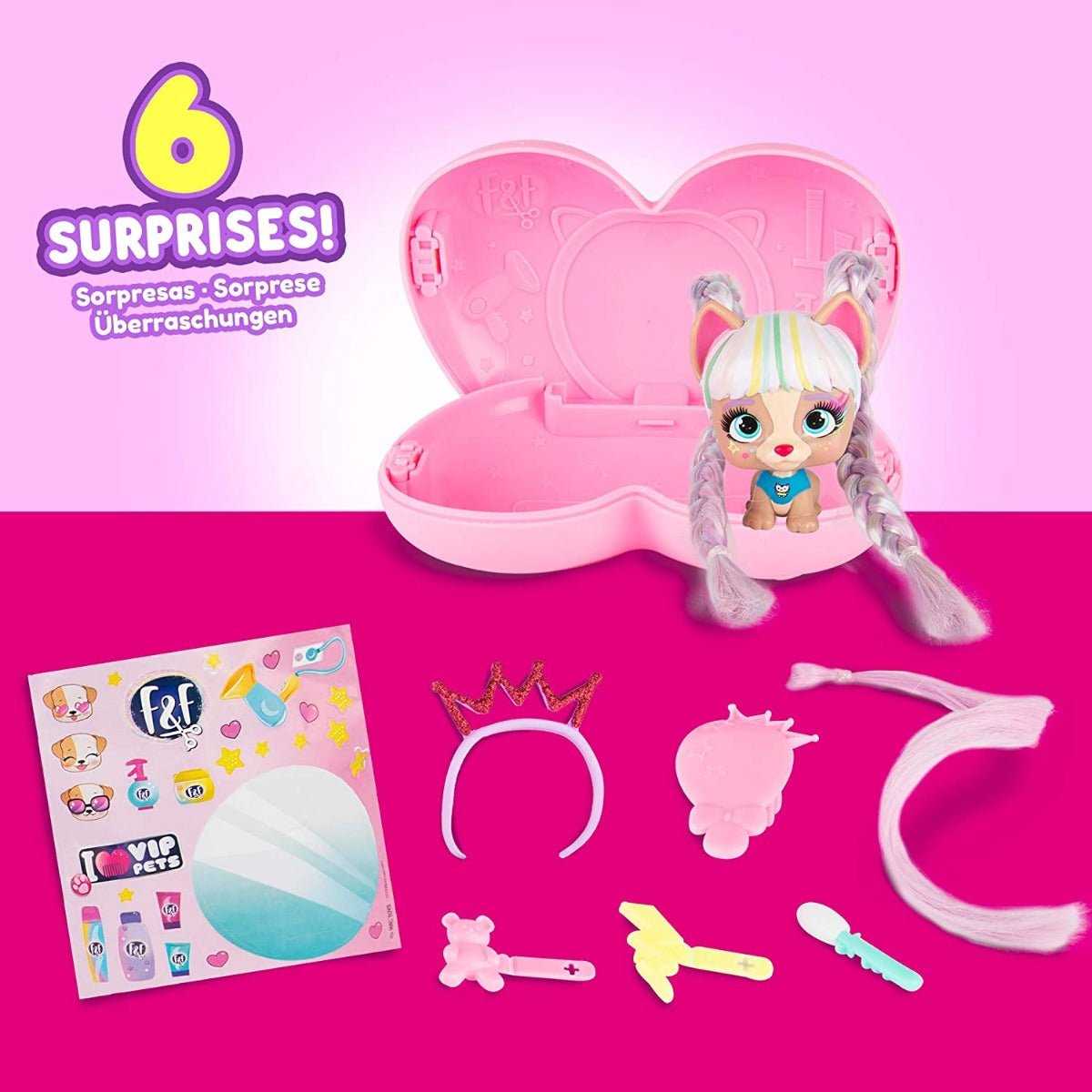 VIP Pets Mini Fans Surprise Collectable Mini Dog Doll - Assorted Surprise Model — image 2