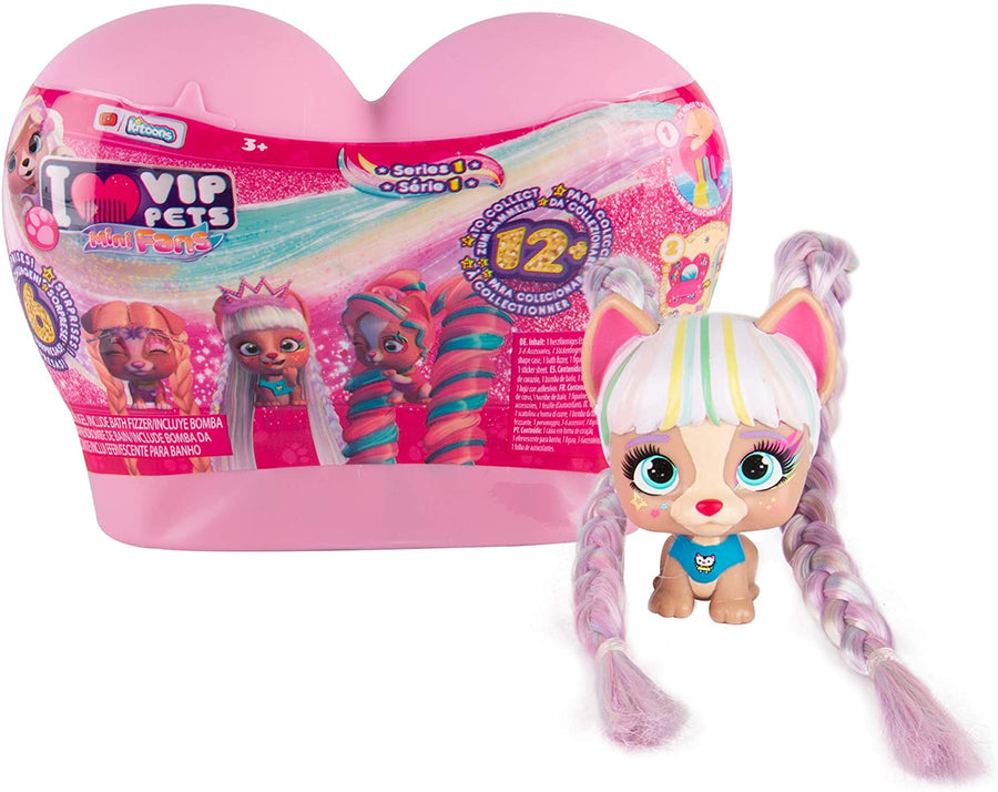 VIP Pets Mini Fans Surprise Collectable Mini Dog Doll - Assorted Surprise Model — image 1