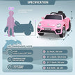 Volkswagen Beetle Dune Ride On Car SMB503