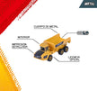 Volvo Construction 4 Pieces Giftpack, 7.5cm by Majorette