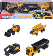 Volvo Construction 4 Pieces Giftpack, 7.5cm by Majorette