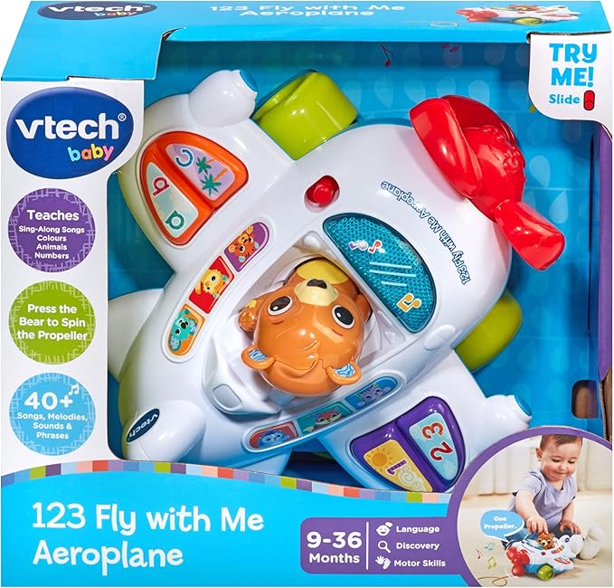 VTech 123 Fly With Me Aeroplane VT80-567903 — image 1