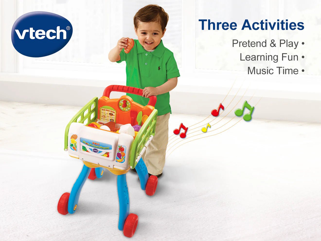 VTech 2 - in - 1 Shop and Cook Playset – VT80 - 141850 - Colorland Toys