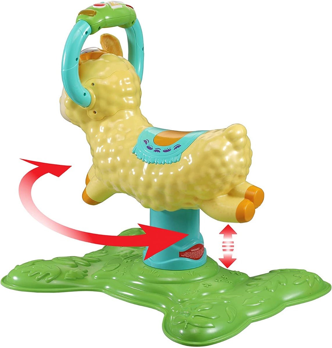 عربة أطفال VTech Baby 2 في 1 للدفع والاستكشاف على شكل سلحفاة 80-547603 — image 3