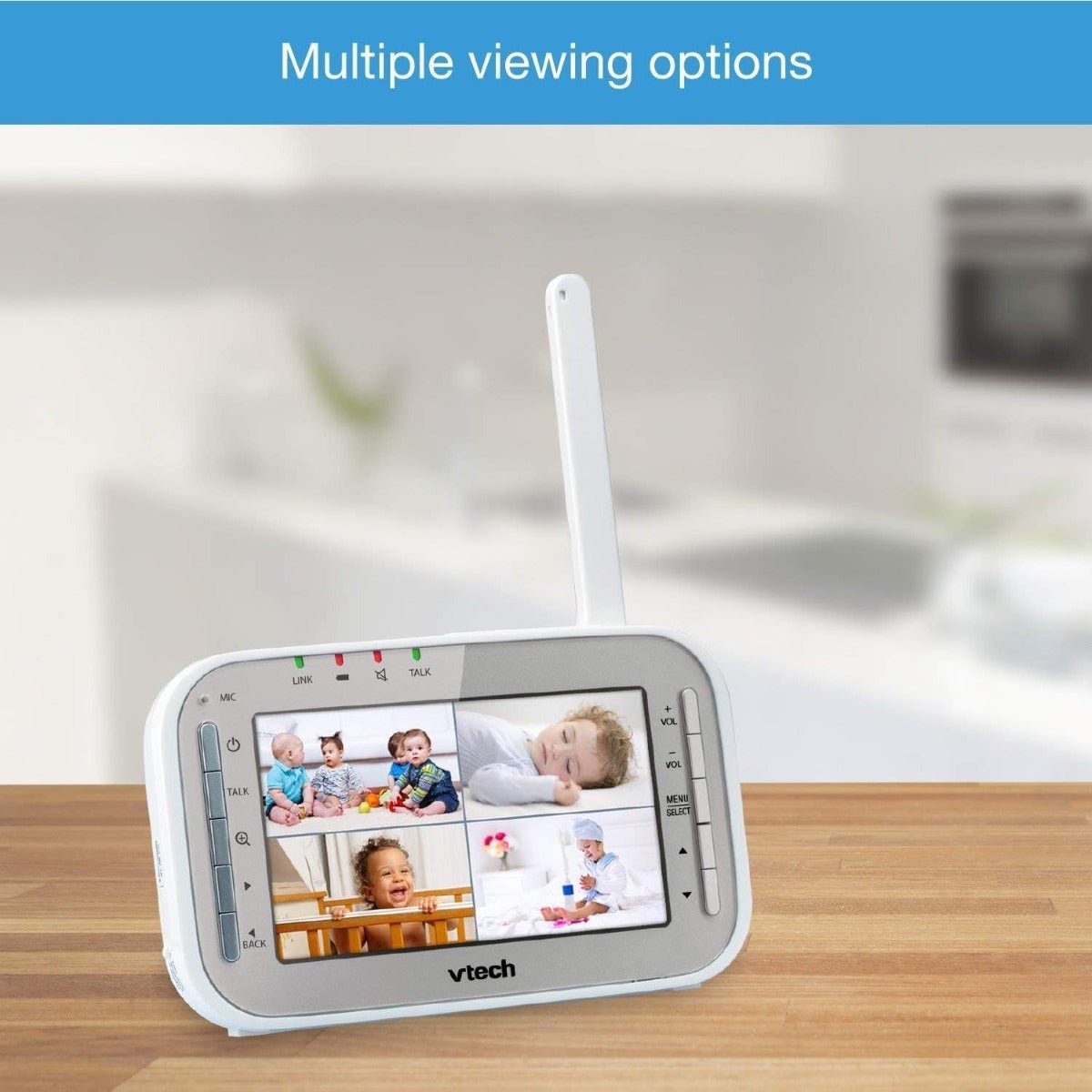 جهاز مراقبة الأطفال VTech الصوتي والفيديو في هيكل Owl باللون الأبيض VTBM4300 — image 7