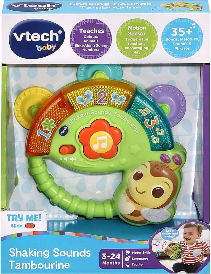 VTech Baby Shaking Sounds Tambourine 80-558603 — image 2