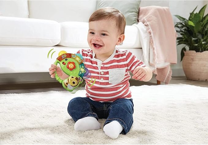 VTech Baby Shaking Sounds Tambourine 80 - 558603 - Colorland Toys