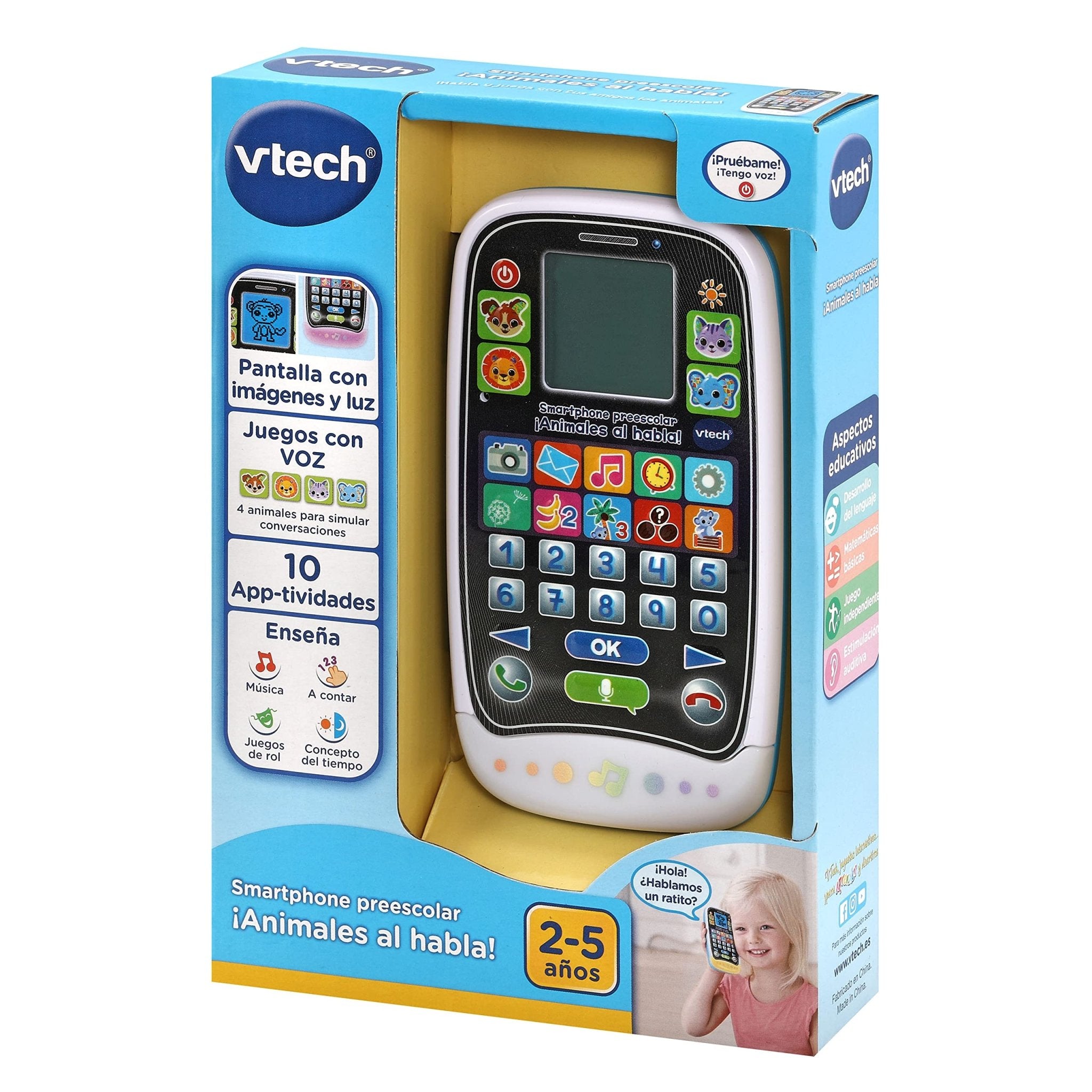 VTECH Chat And Discover Phone VT80 - 529203 - Colorland Toys