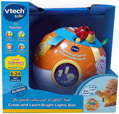 VTech Crawl & Learn Bright Light Ball Bilingual 80 - 047329 - Colorland Toys