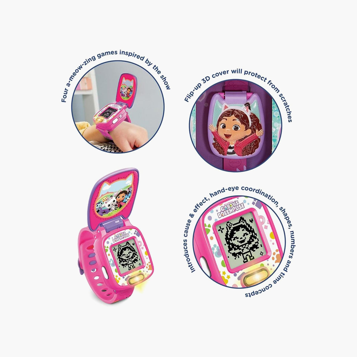 VTECH Gabby's Dollhouse Time To Get Tiny Watch VT80-561863 — image 4