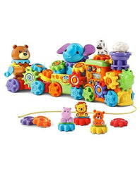 VTech Gearzooz Animal Gear Up & Go Train Baby VT80-198903 - Colorland Toys