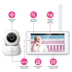 Vtech HD Pan & Tilt Video Monitor with Remote Access VM9900 - Colorland Toys