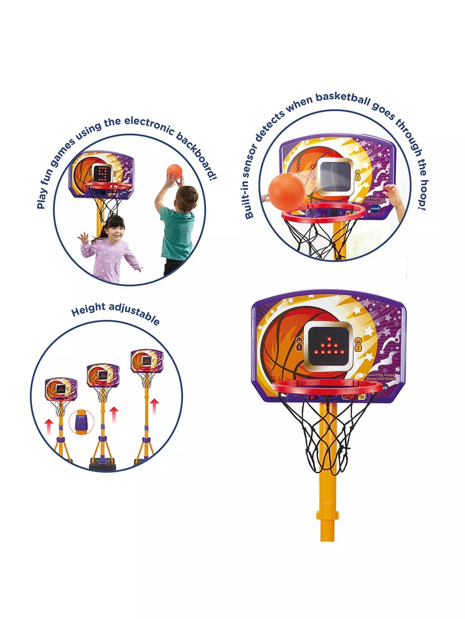 VTECH Hoop Madness Basketball VT80 - 571403 - Colorland Toys