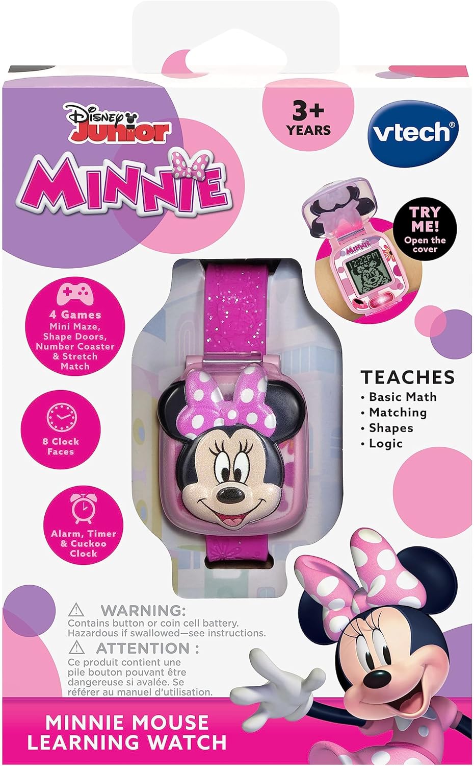 VTECH Minnie Mouse Learning Watch VT80-554260 — image 1