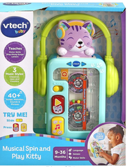 VTech Musical Spin And Play Kitty 80 - 561003 - Colorland Toys