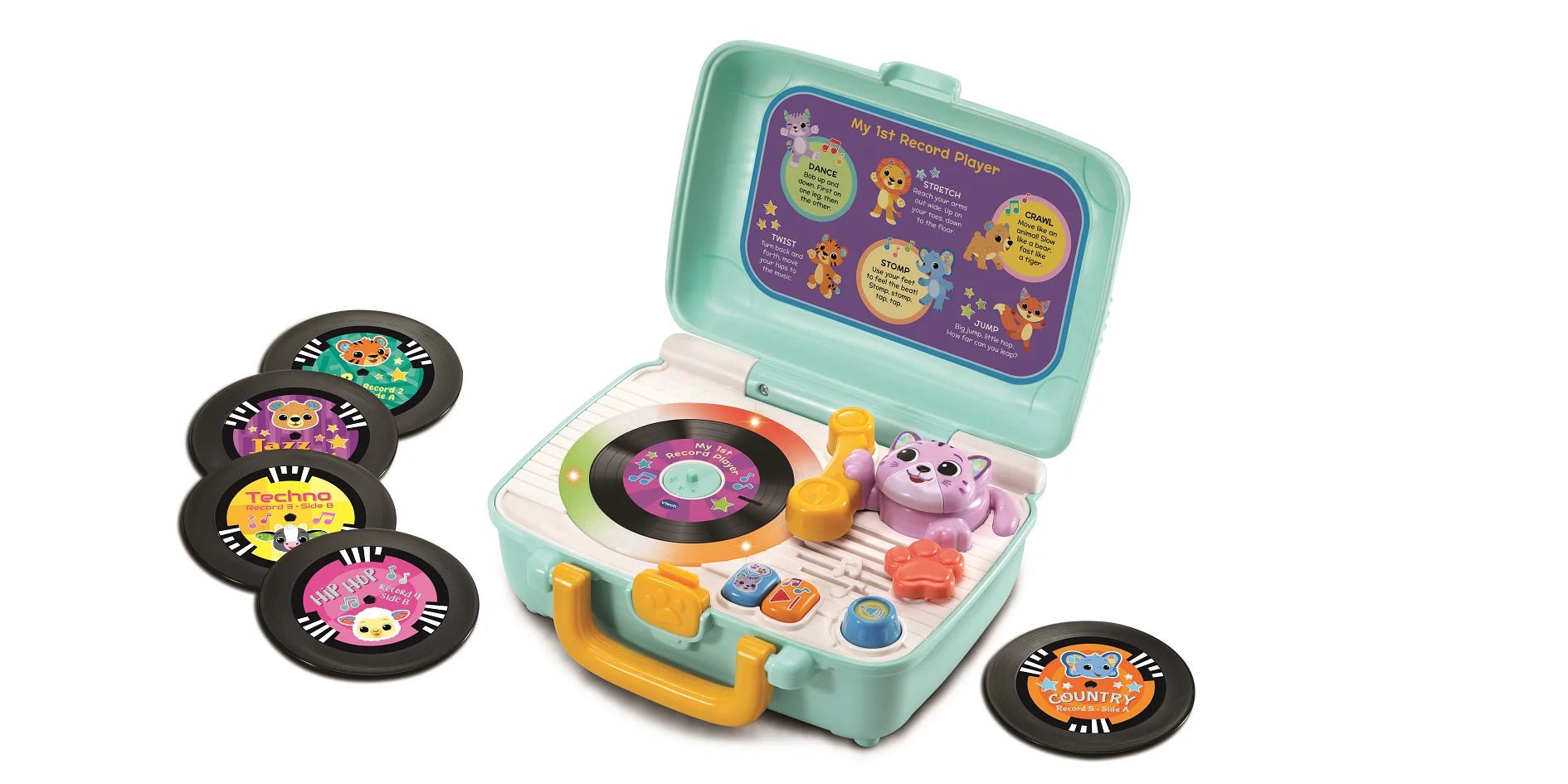 VTech My 1st Record Player VT80 - 568103 - Colorland Toys