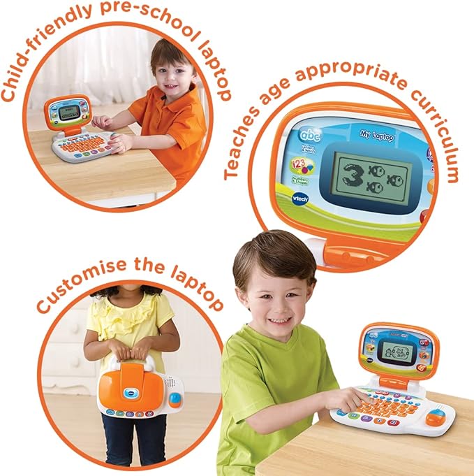 VTech My Laptop Orange 80 - 155403 - Colorland Toys