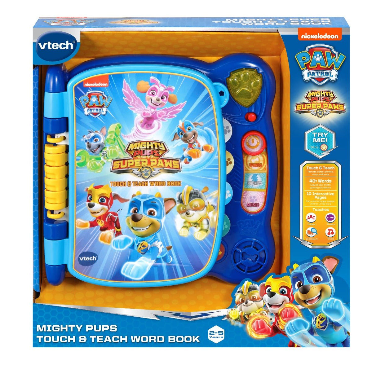 VTech Paw Patrol Mighty Pups Touch & Teach Word Book 80-530700 — image 1